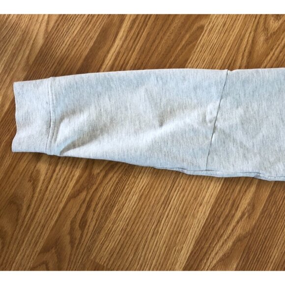 Lululemon City Sweat Pullover Hoodie Mens Light Gray Drawstring Hood Med/Large - Picture 3 of 6
